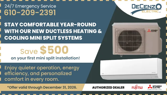 500 off mini split Install 1